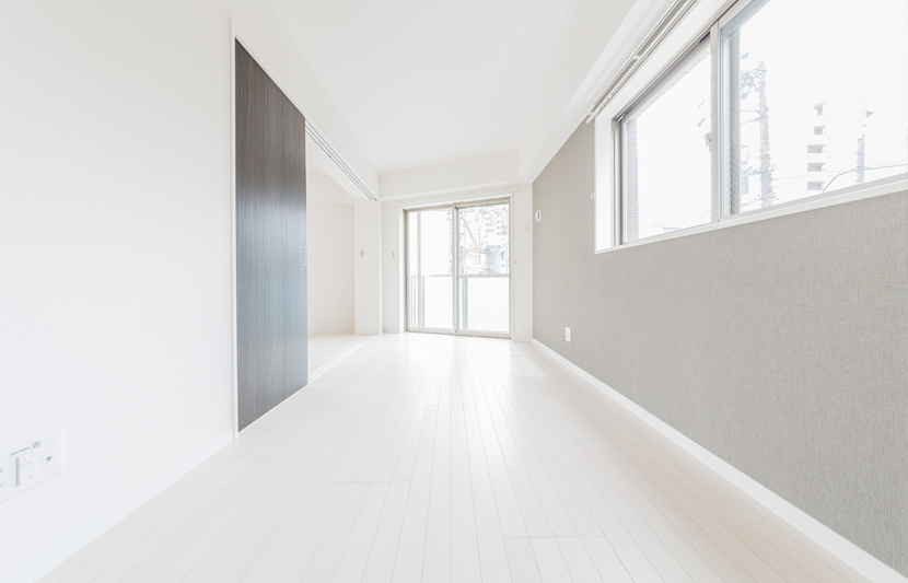 白を基調といたシンプルなお部屋です。