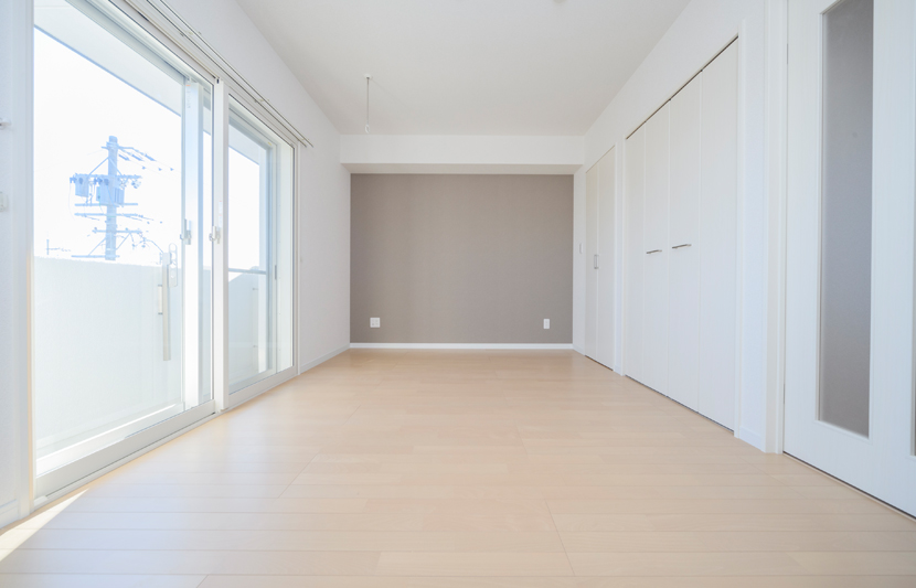 白を基調といたシンプルなお部屋です。