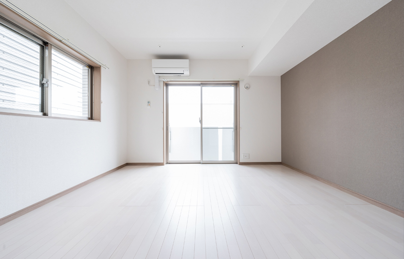 白を基調といたシンプルなお部屋です。